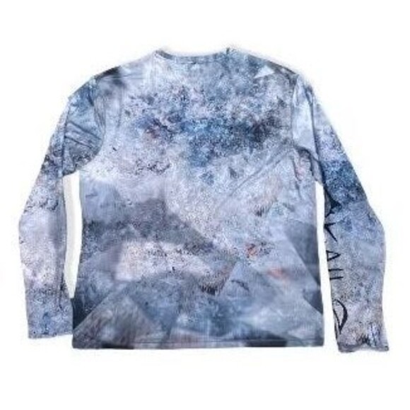 Loco Skaliz Performance Fishing Longsleeve Shirt Savage Mesh Upf 50 quick Dry XL - Picture 2 of 6